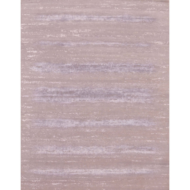 Area Rug in Rose/Light Gray, Rectangle 2' x 3'