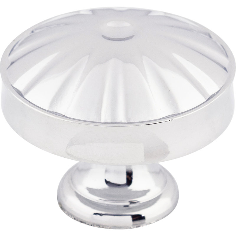 Hudson 1 1/4" Diameter Round Knob, Polished Chrome