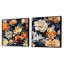 Beige éthéré Elegance Floral Blooms - ensemble de collage carré floral de 2-101848274-101848279