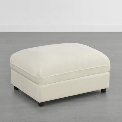 32.6" Comfy Upholstered Ottoman 