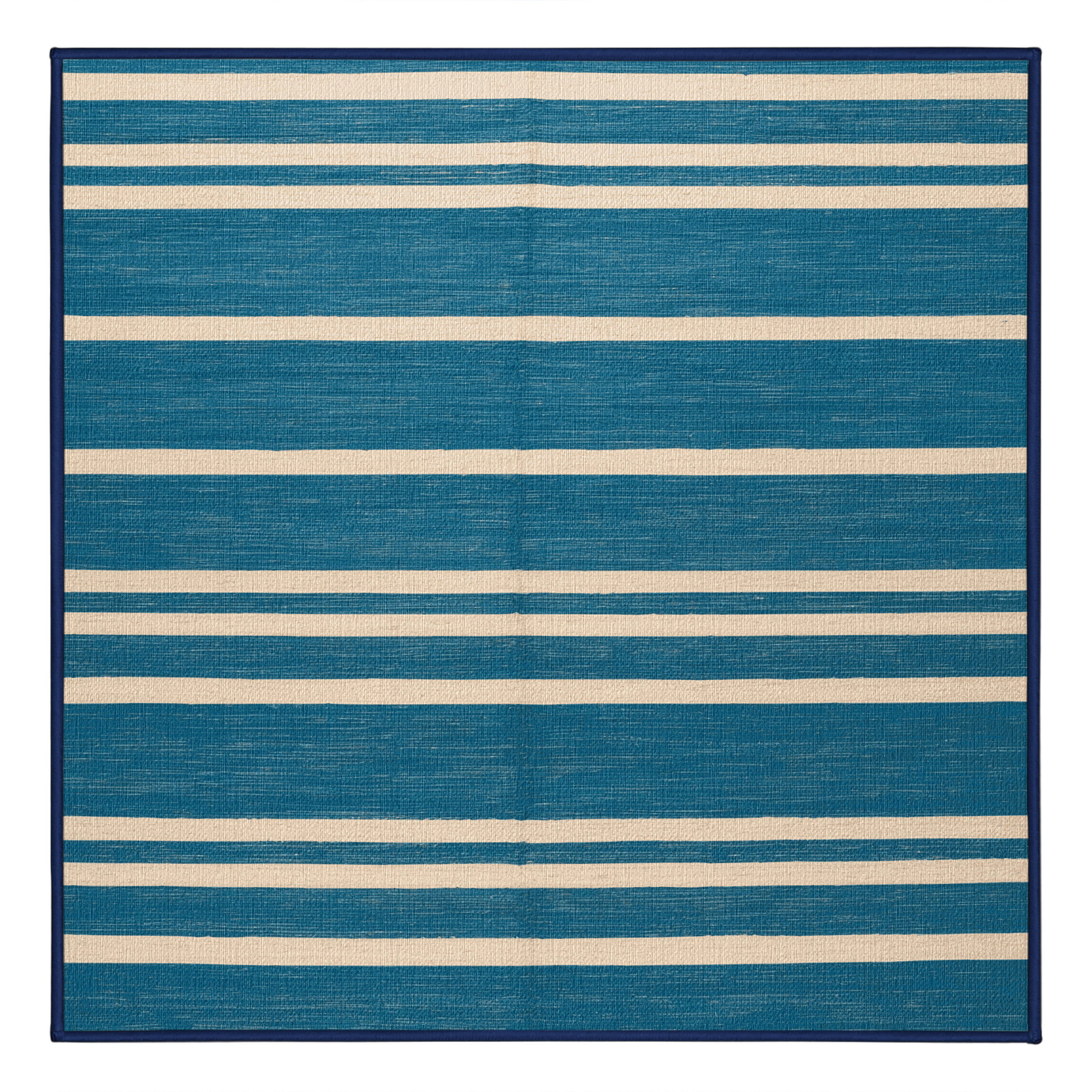 Longshore Tides Machine Washable Horizontal Stripes Blue Area Rug ...
