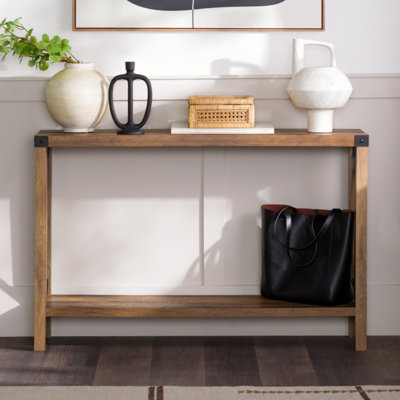 Larenda Entryway Table with Open Shelf Storage