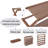 Bamboo Foldable Shoe Shelf with 5 Rows-169316294