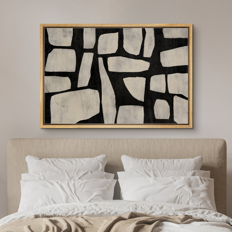 Mid Mid Century Modern, Encadré naturel, H 16 po x l 24 po