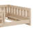 Platform Bed with Integrated Guardrail and Open Storage Shelves-1752518786