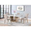 Chaise de salle à manger en pierre - beige, ensemble de 2