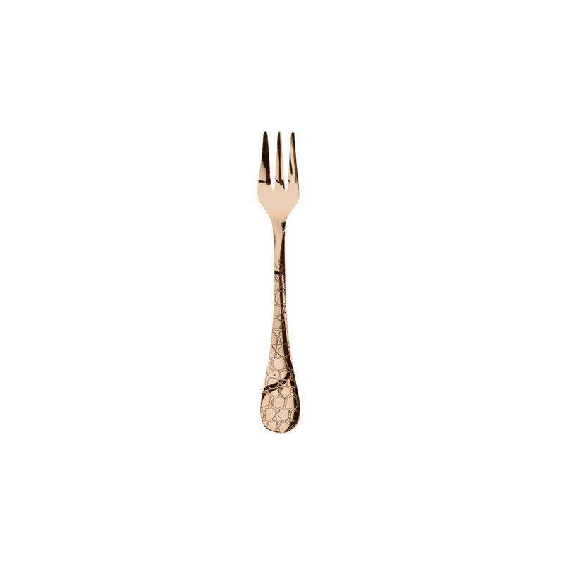 Coccodrillo Cake Fork - 48 Pieces, Bronzo