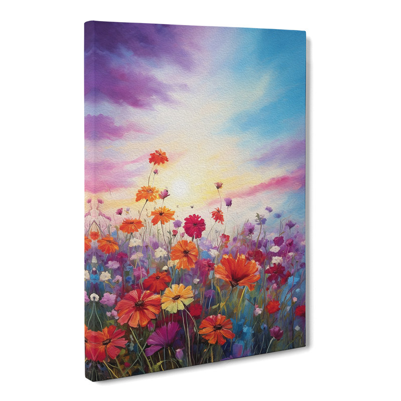 Wildflowers Impressionism No.3 - Print, 50cm H x 35cm W x 3cm D