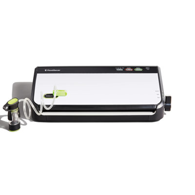 FoodSaver Vacuum Sealer Machine System with Bonus Handheld Vacuum Sealer in White