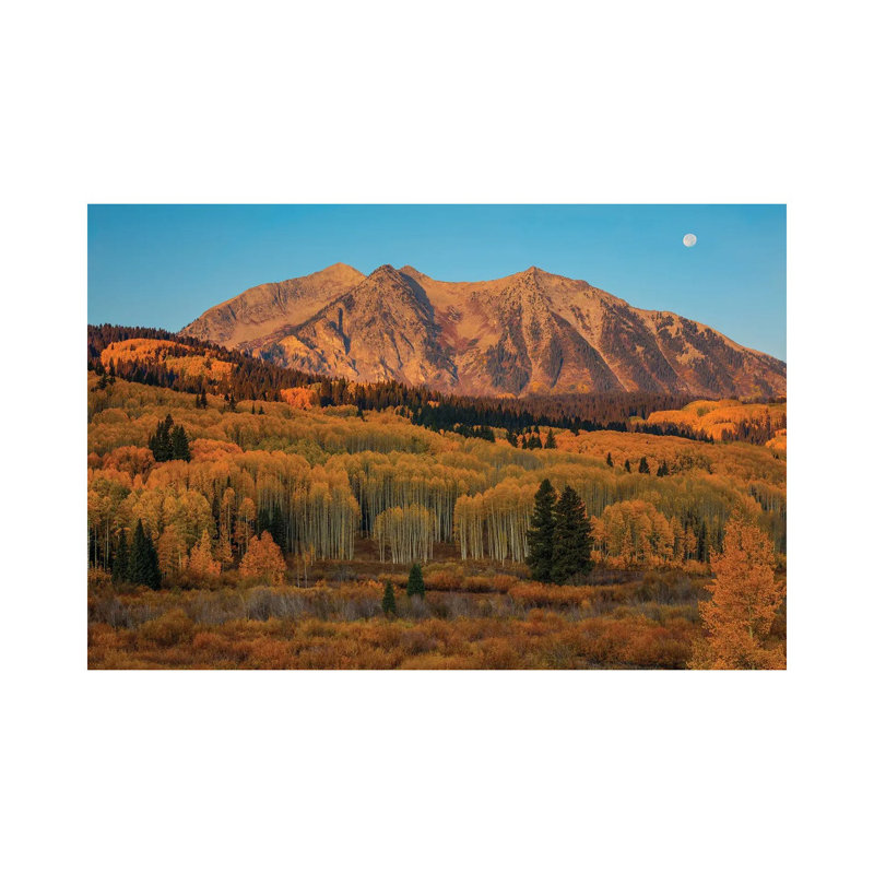 Autumn Sunrise Over East Beckwith Mountain by Bill Sherrell - Wrapped Canvas Print, 66.04 cm H x 45.72 cm W x 3.175 cm D
