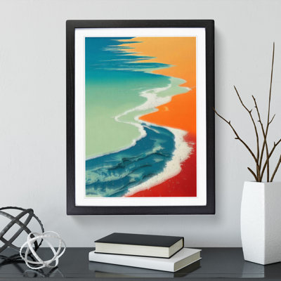 Beach Flames - Single Picture Frame Print