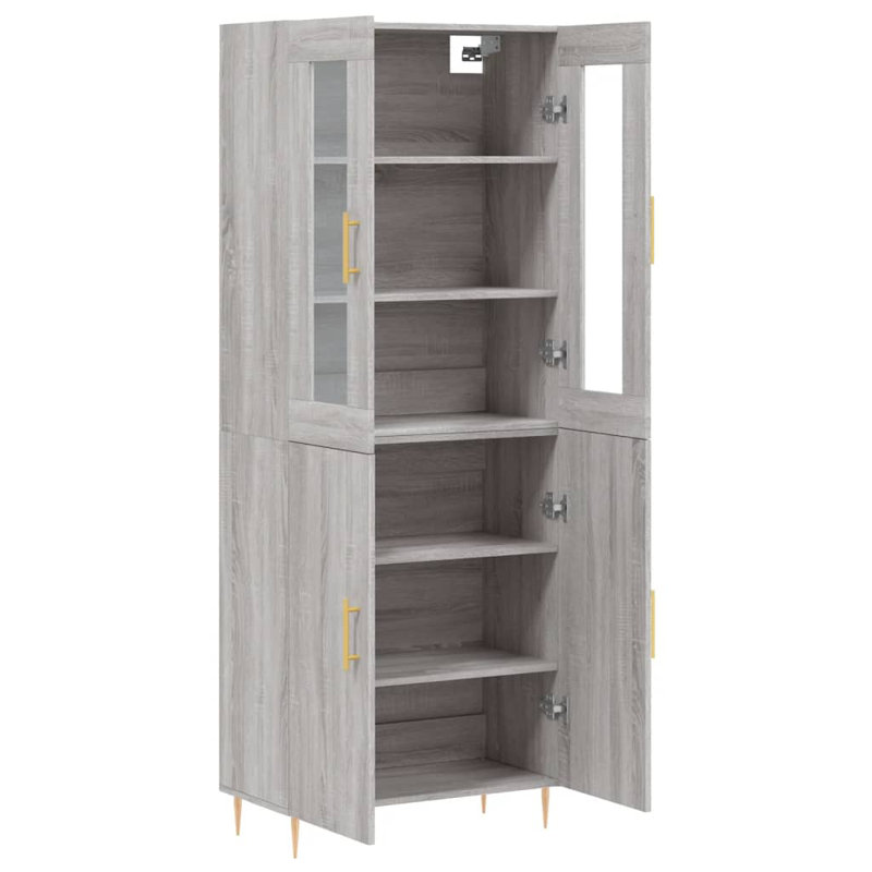 Bowlby 69.5cm Sideboard, Grey Sonoma