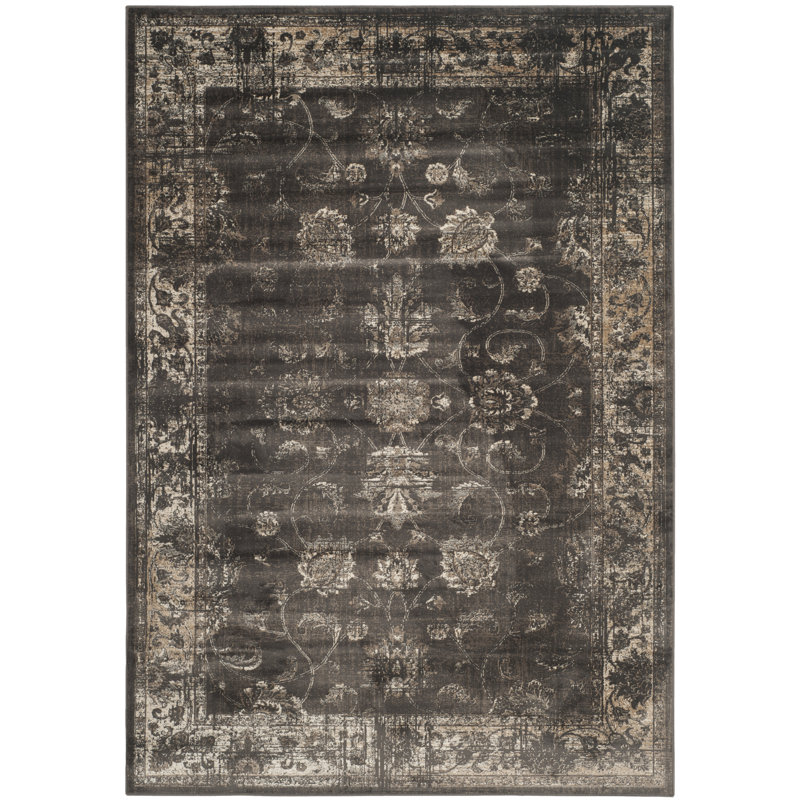 Reading Oriental Viscose Area Rug, Rectangle 122 x 170 cm
