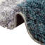 Tapis abstrait en polypropylène tissé à la machine Dalpe - turquoise / gris / blanc-25085444