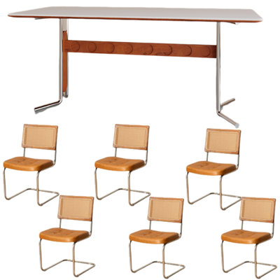 Modern Minimalist Slate Dining Table