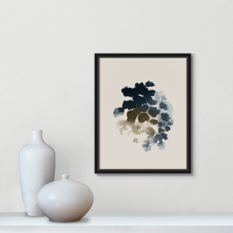 «Emerald Azure II» par Casa Fine Arts, Noir, H 15,5 po x l 12,5 po