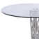 Bjorn Round Glass Top Metal Base Dining Table