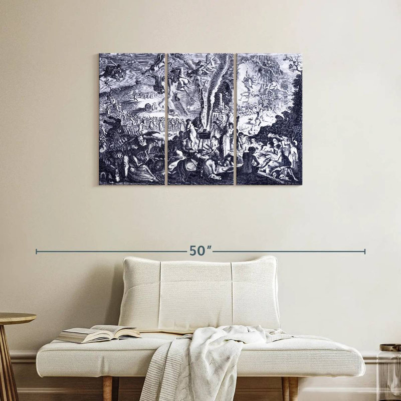 Kelan Witches Sabbath, 24" H x 38" W