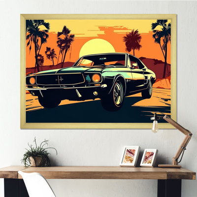 " 80S Groovy Cars IV " Print