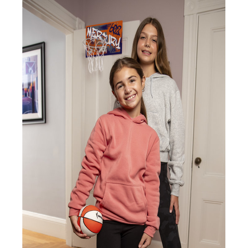 Panier de basketball Franklin Mercury de Franklin Sports par WNBA pour enfants - Panier de basketball d'intérieur pour enfants avec mini ballon