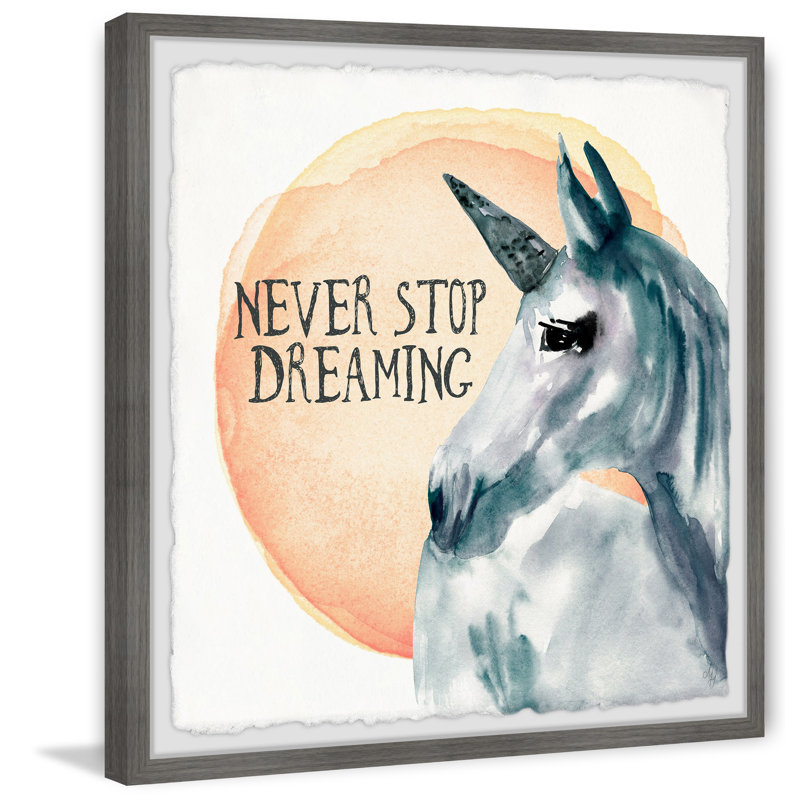 Council Never Stop Dreaming - Single Picture Frame Painting, 51cm H x 51cm W