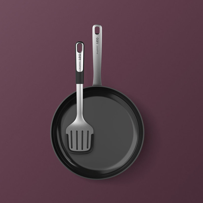 Graphite Stainless Steel 3-Piece Utensil Set with Silicone Heads
