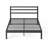 14 Inch California King Bed Frame With Storage, Mattress Foundation, Heavy Duty Sturdy Steel With No Box Spring Needed, Black