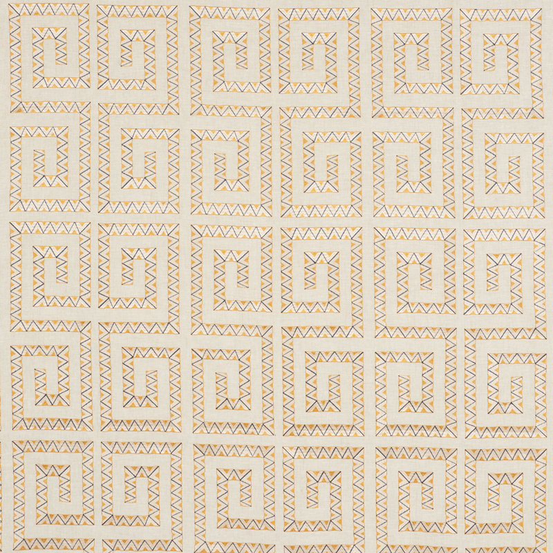 Tissu de broderie Prado, Safran