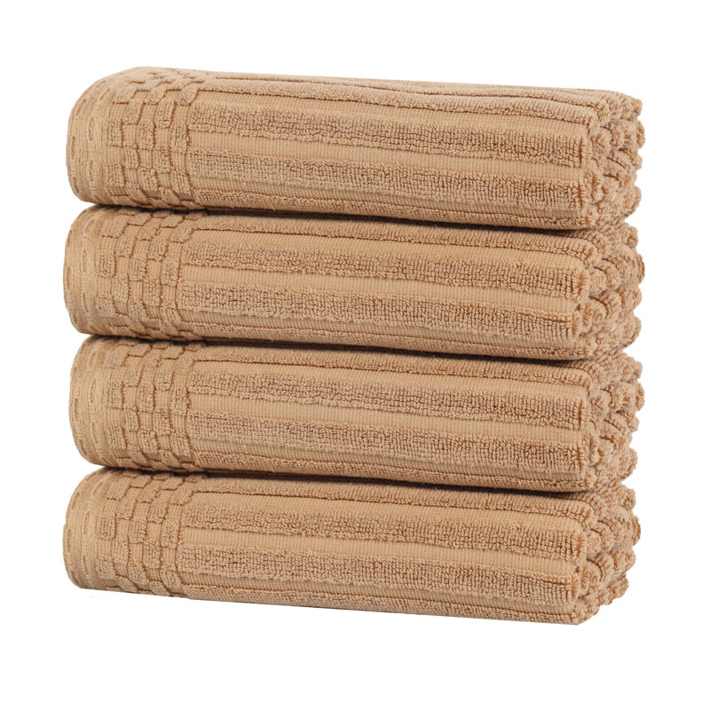 Ensemble de serviettes en coton Kleiman, Marron clair