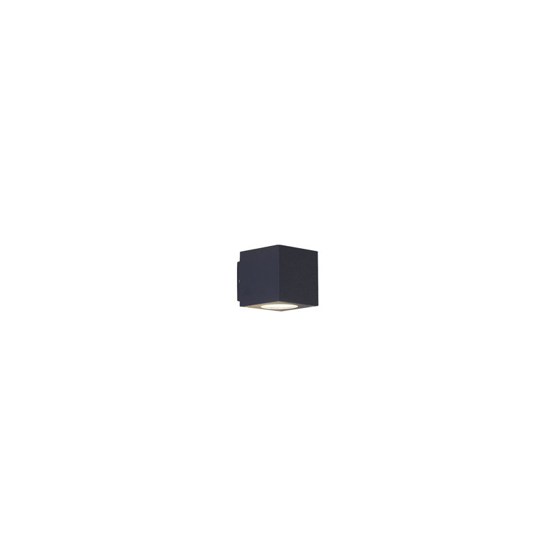 Carlucci Integrated LED Outdoor Flush Mount, Graphite