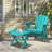 Kahn Rectangular HDPE Outdoor Folding Side Table-9041836