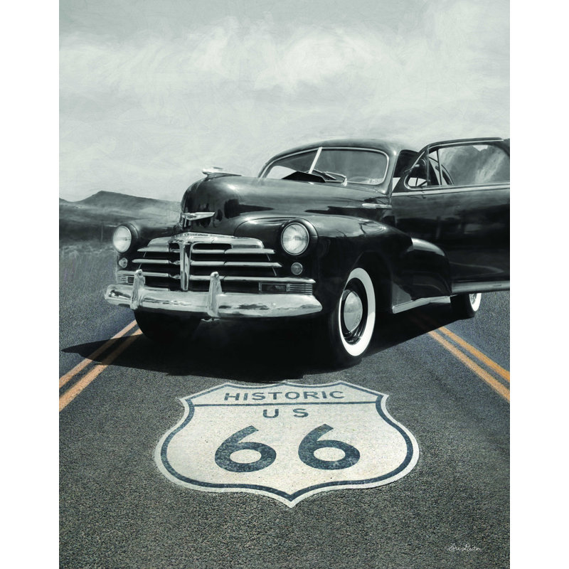 "Route historique 66" par Lori Deiter, reproduction sur toile, H 16 po x l 12 po