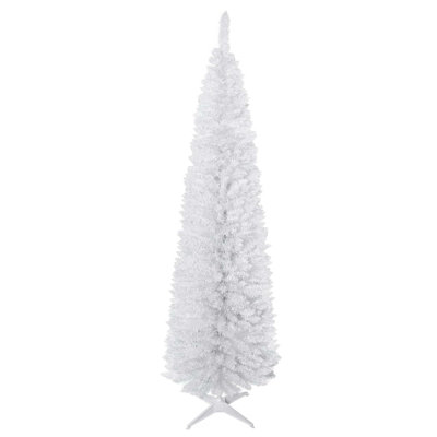 Artificial Pencil Christmas Tree, Slim Xmas Tree with Realistic Branch Tips