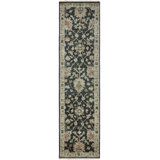 Amaris Charcoal Ivory Hand-Knotted Wool Area Rug