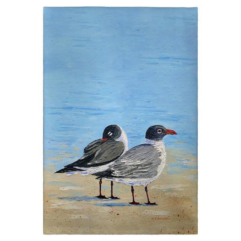 Laughing Sea Gulls Guest Towel