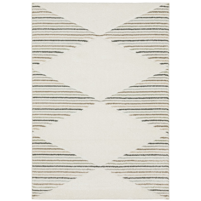 Geometric Rug, Rectangle 5'3" x 7'6"