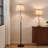 26.75” Black Peraza Table Lamp With Empire Lampshade