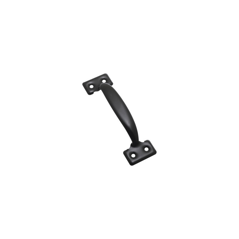 Plaque de galvanisation à pousser et tirer, Noir, H 1,38 po x l 2,75 po x P 7,63 po
