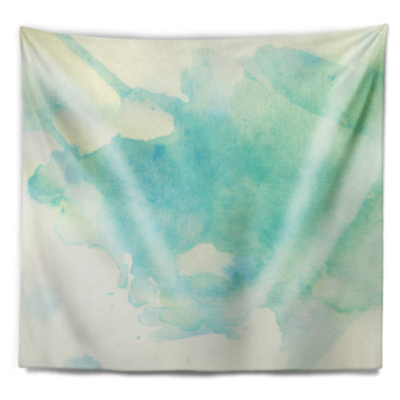Tache abstraite de la tapisserie d'imagination, H 68 po x l 80 po