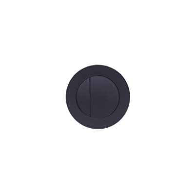 ROUND FLUSH BUTTON BLACK
