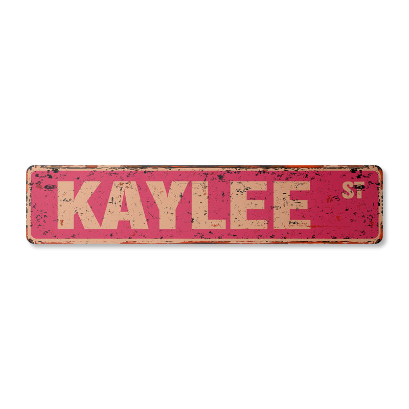 Plaque de rue Kaylee