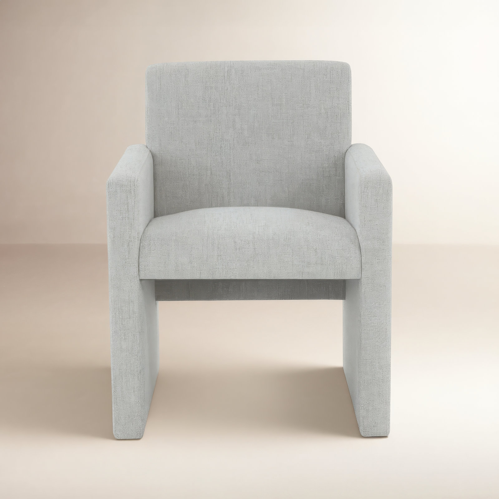 Dashwood 20'' H Upholstered Pine Armchair, Light Gray