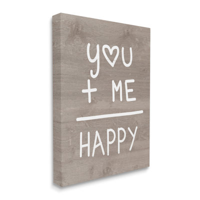 «You + Me = Happy Equation Romance» par Lil 'Rue - impression