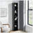 8-Tier Media Tower Rack With Adjustable Shelves, Multi-Functional Double-Decker Bookcase For Home Office, Durable And Space-Efficient Storage Solution-1439869195