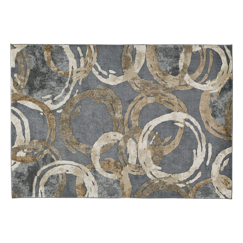 Geometric Indoor Rug, Rectangle 8' x 10'