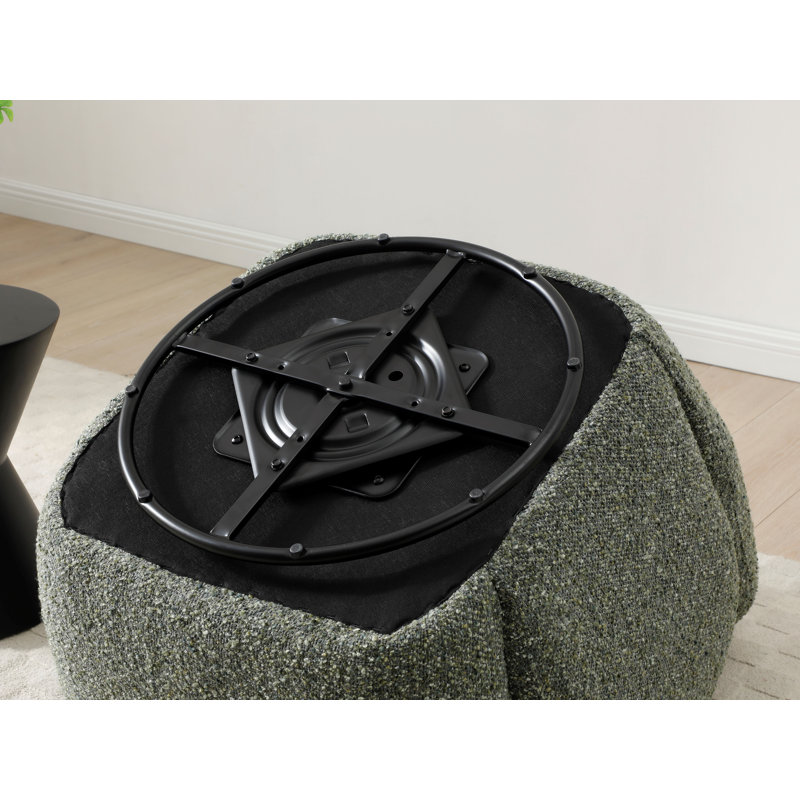 Upholstered Swivel Armchair