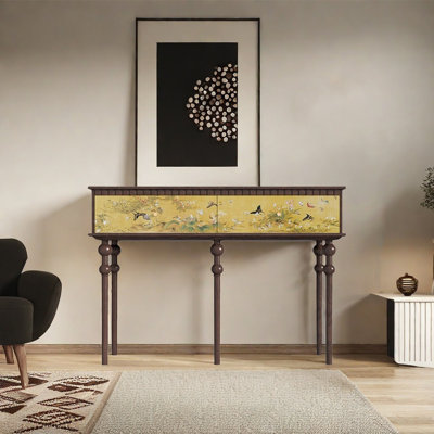 Retro Multifunctional Console Table