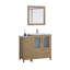 Meuble-lavabo simple 42 po avec plateau et miroir-107174103