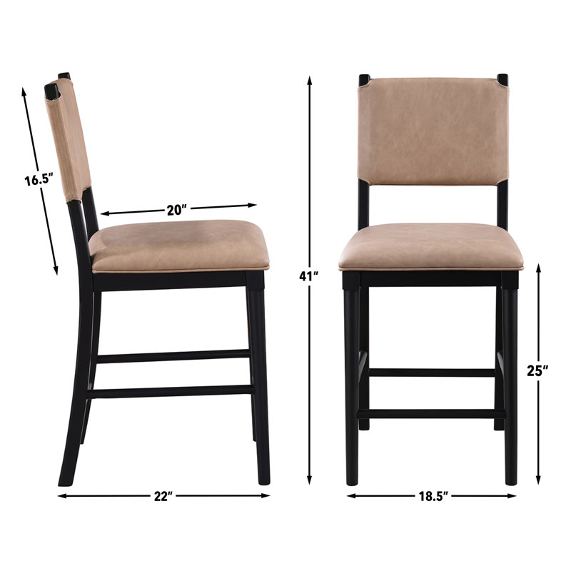 Tabouret de comptoir, Noir