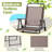 Ashlene 4 - Person Outdoor Patio Dining Set-2090763478